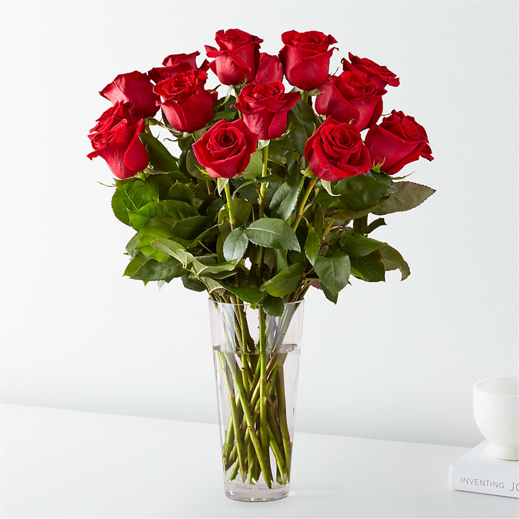 Long Stem Red Rose Bouquet – Ko Caffee Llc Dba Verde Galerie, Stamford CT