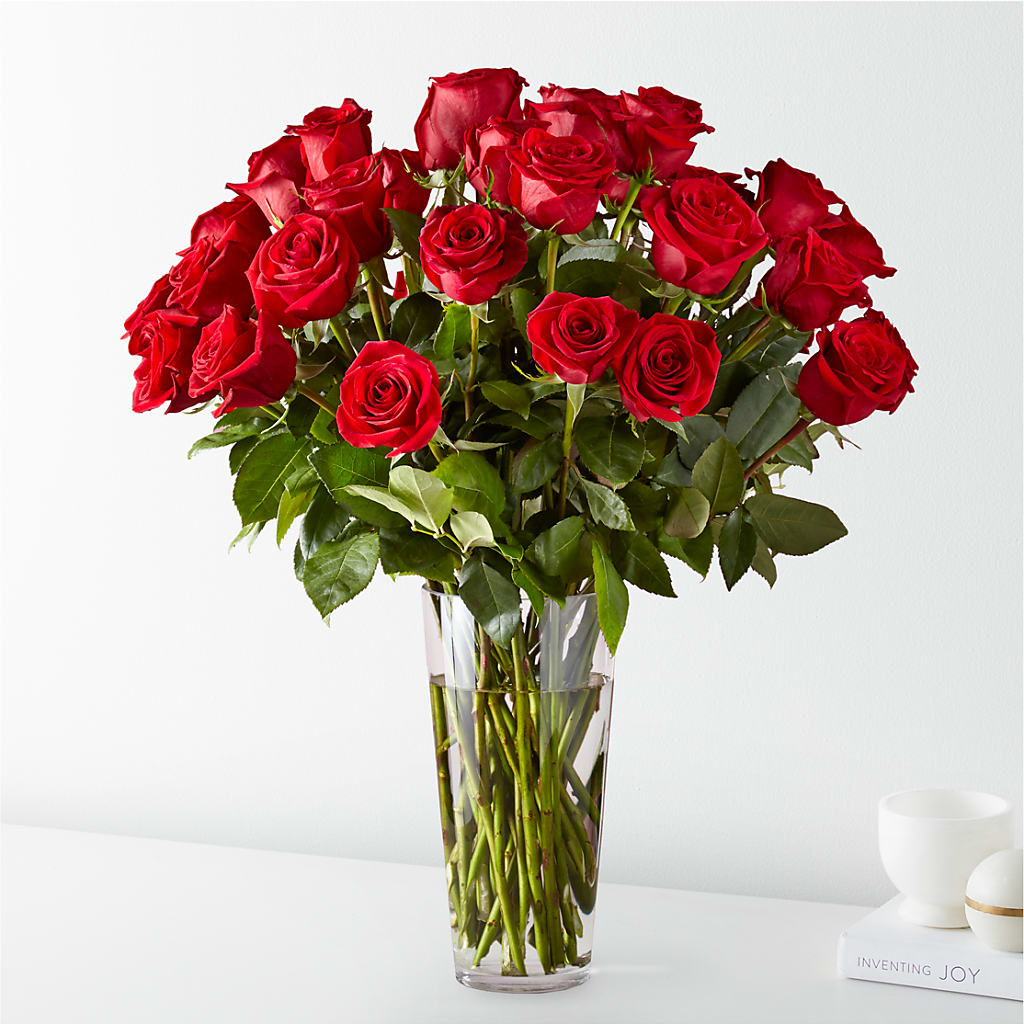 Long Stem Red Rose Bouquet – Ko Caffee Llc Dba Verde Galerie, Stamford CT