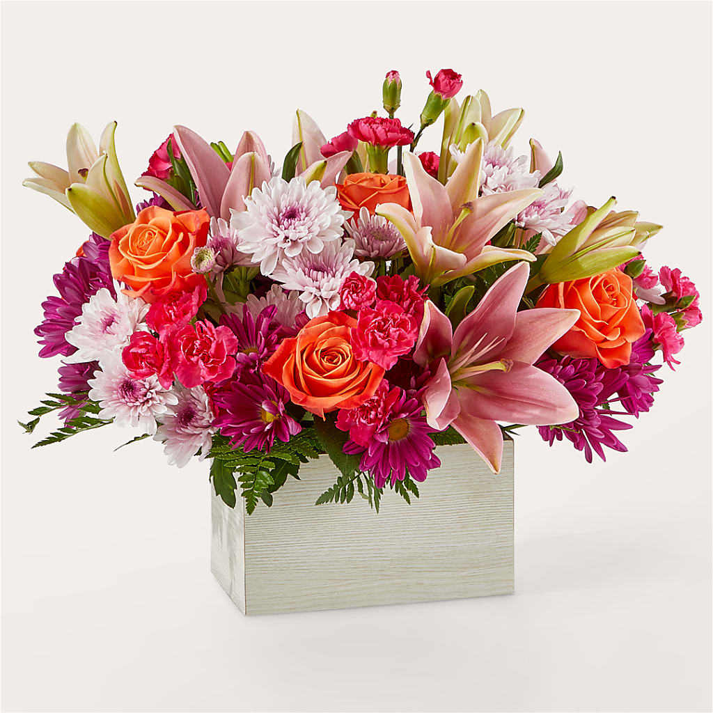 Light of My Life Box Bouquet – Ko Caffee Llc Dba Verde Galerie, Stamford CT