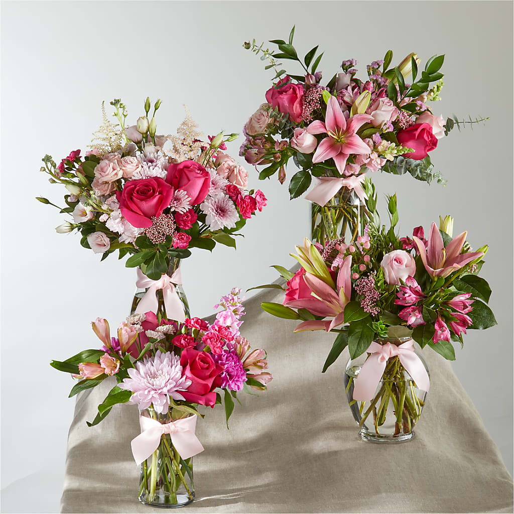 Pink Ribbon - A Florist Original – Ko Caffee Llc Dba Verde Galerie, Stamford CT