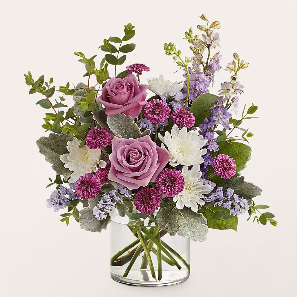 Violet Frost Bouquet – Ko Caffee Llc Dba Verde Galerie, Stamford CT
