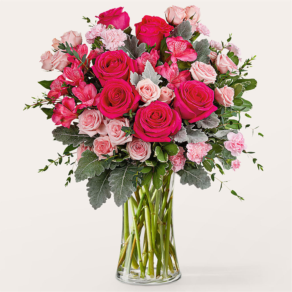 Tickled Pink Bouquet – Ko Caffee Llc Dba Verde Galerie, Stamford CT