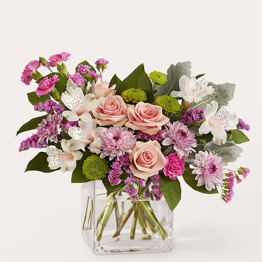 Pink Suede Bouquet – Ko Caffee Llc Dba Verde Galerie, Stamford CT
