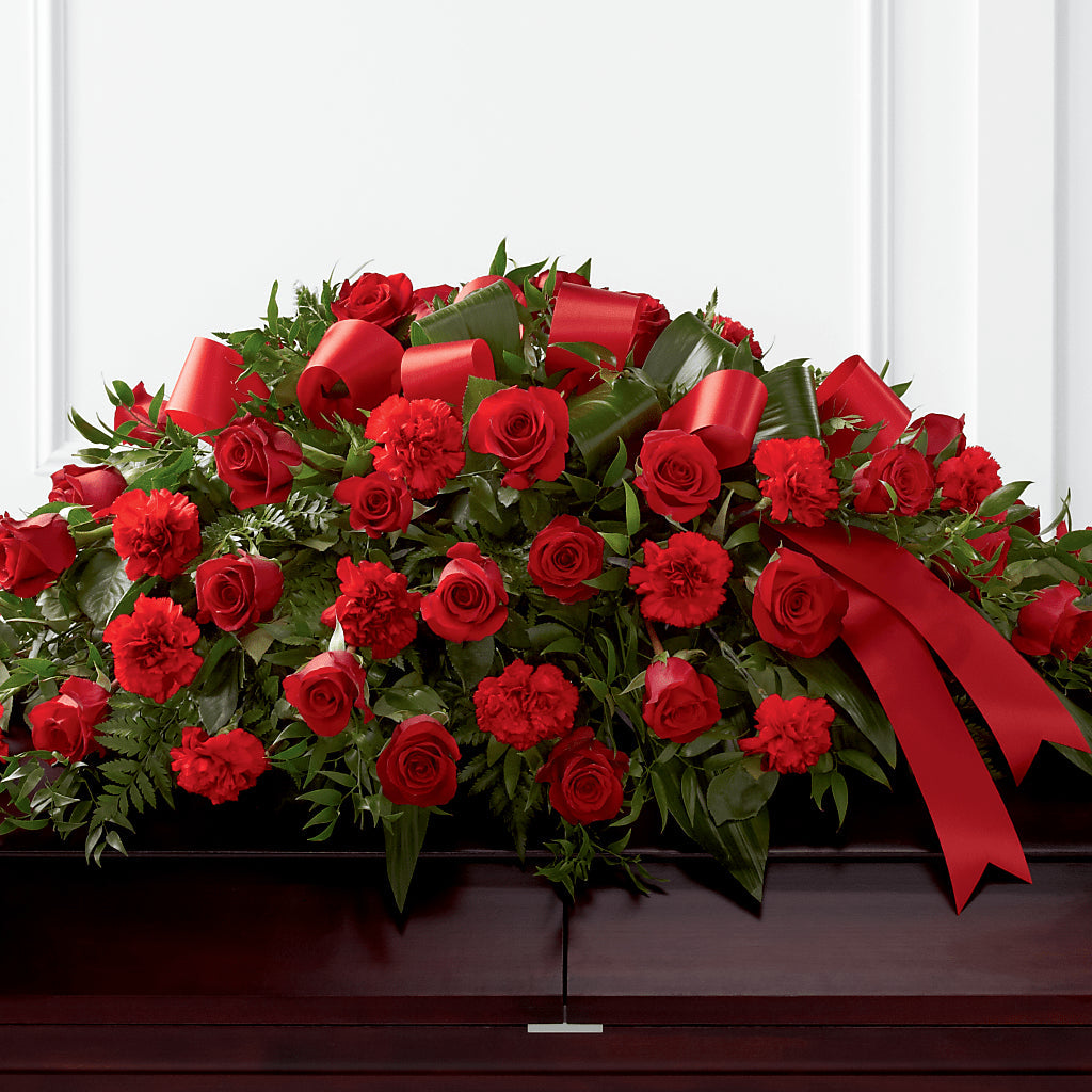 Tribute of Life Casket Spray – Ko Caffee Llc Dba Verde Galerie, Stamford CT