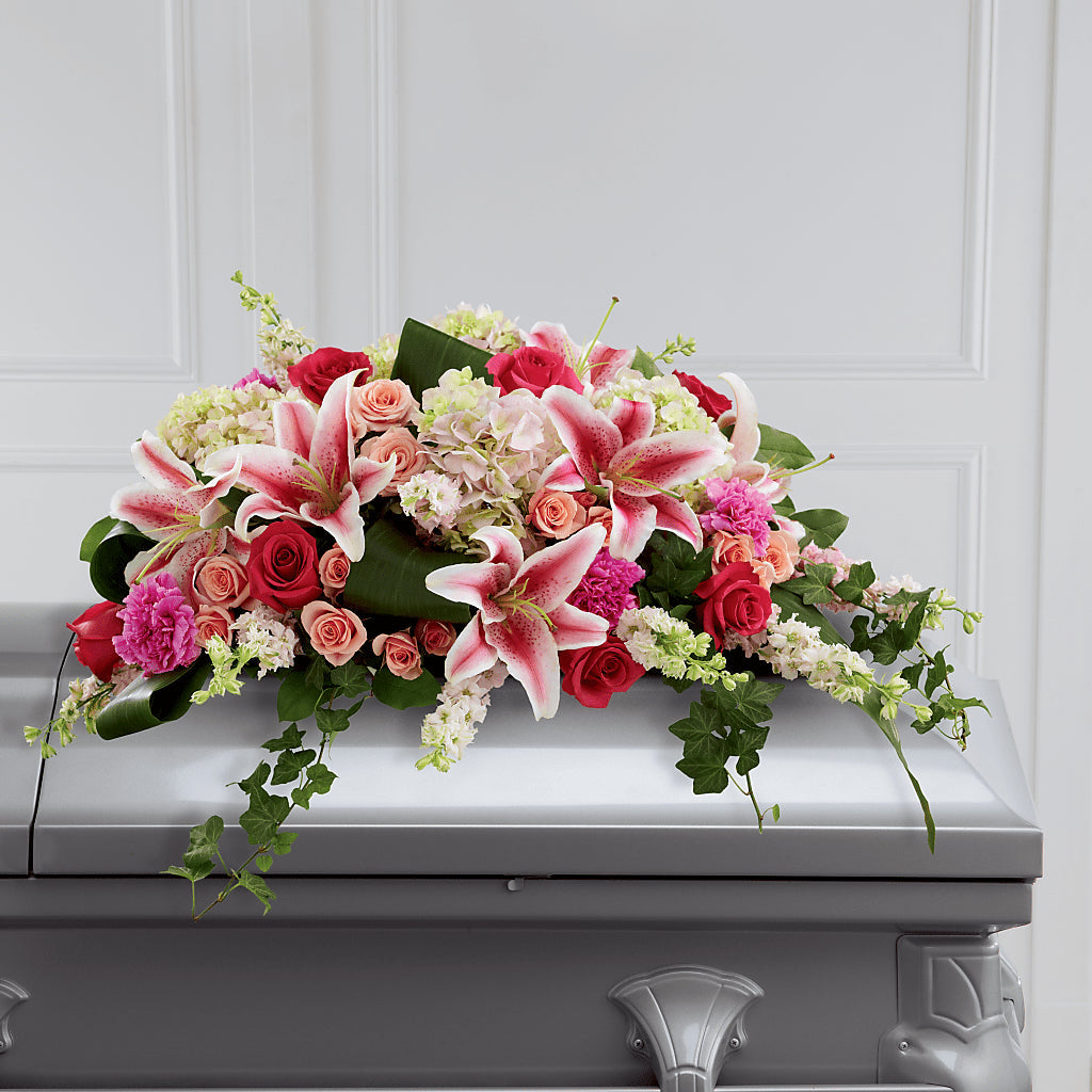 Splendid Grace Casket Spray – Ko Caffee Llc Dba Verde Galerie, Stamford CT