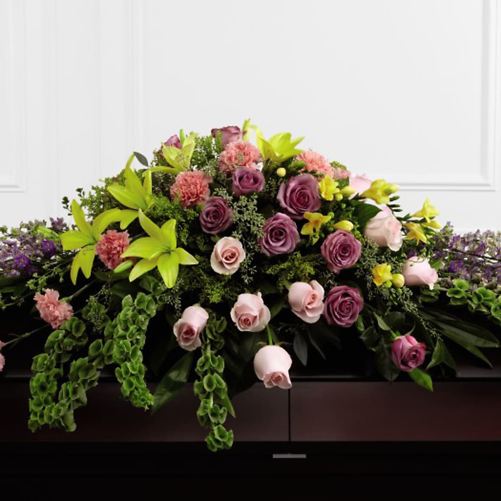Forever Beloved Casket Spray – Ko Caffee Llc Dba Verde Galerie, Stamford CT