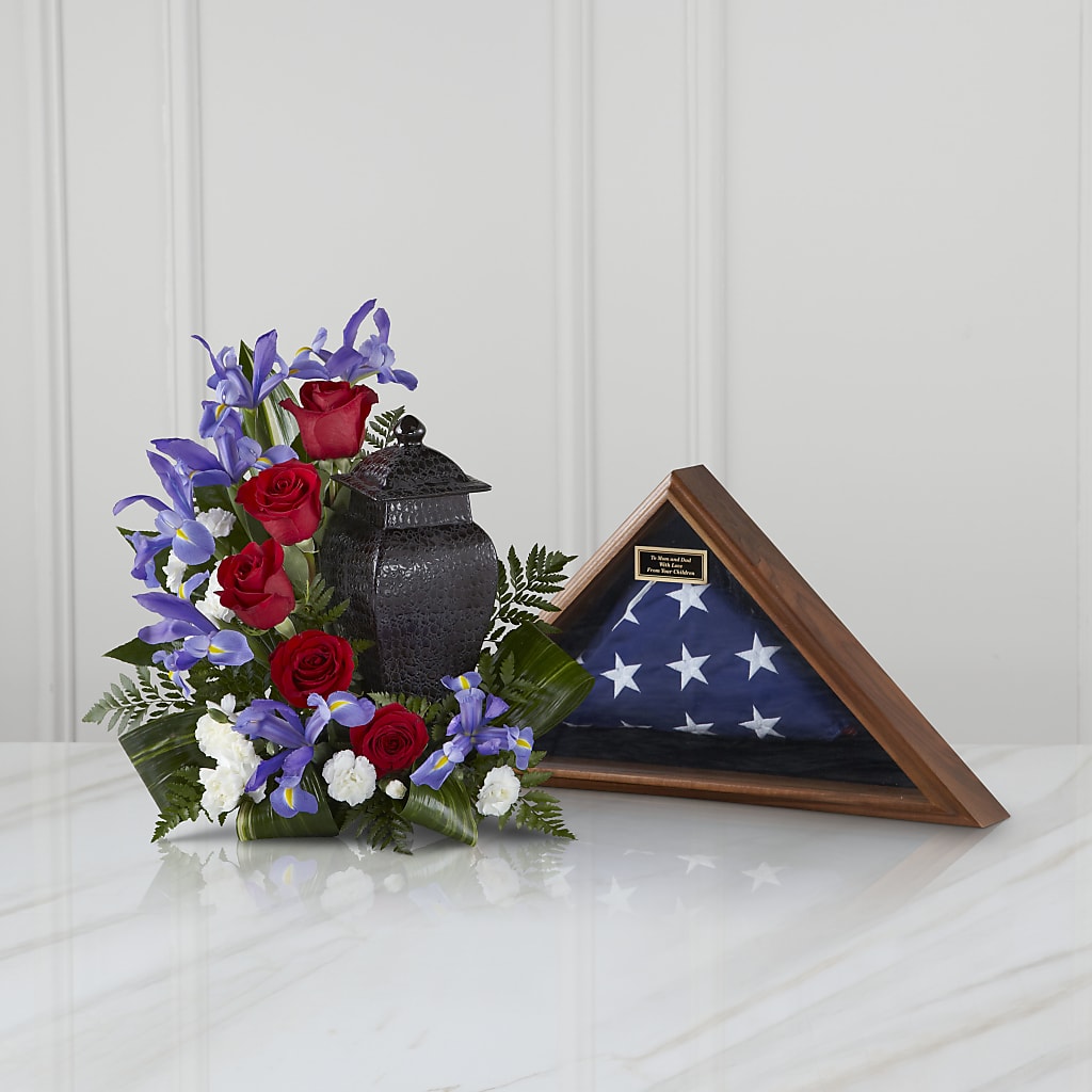 Patriotic Tribute Arrangement – Ko Caffee Llc Dba Verde Galerie, Stamford CT