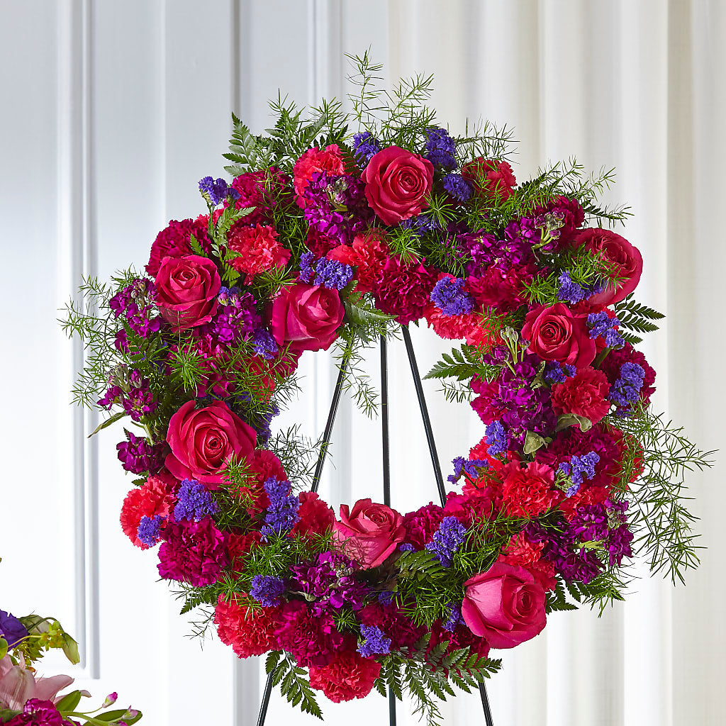 Calming Colors Wreath – Ko Caffee Llc Dba Verde Galerie, Stamford CT