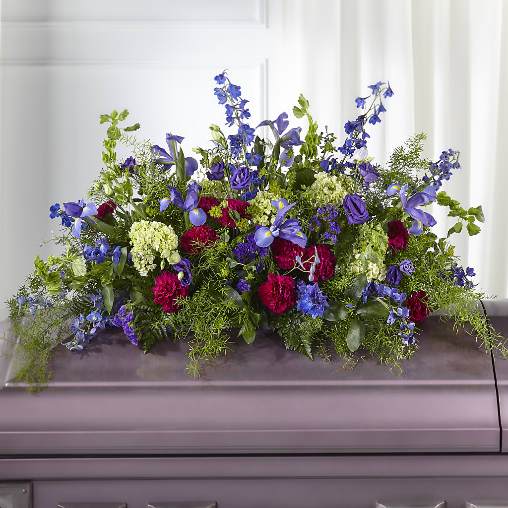 Always Treasured Casket Spray – Ko Caffee Llc Dba Verde Galerie, Stamford CT