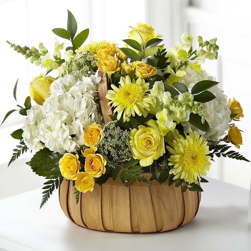 Rustic Remembrance Basket – Ko Caffee Llc Dba Verde Galerie, Stamford CT
