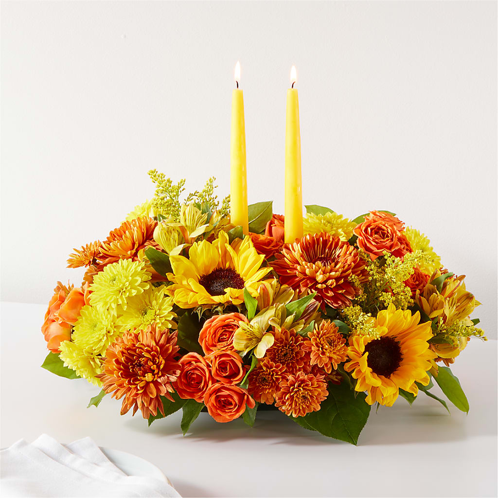 Autumn Harmony Centerpiece – Ko Caffee Llc Dba Verde Galerie, Stamford CT