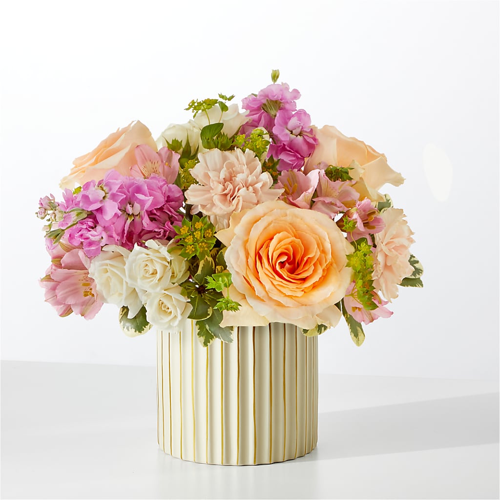 Paradise Bouquet with Ivory Vase – Ko Caffee Llc Dba Verde Galerie, Stamford CT
