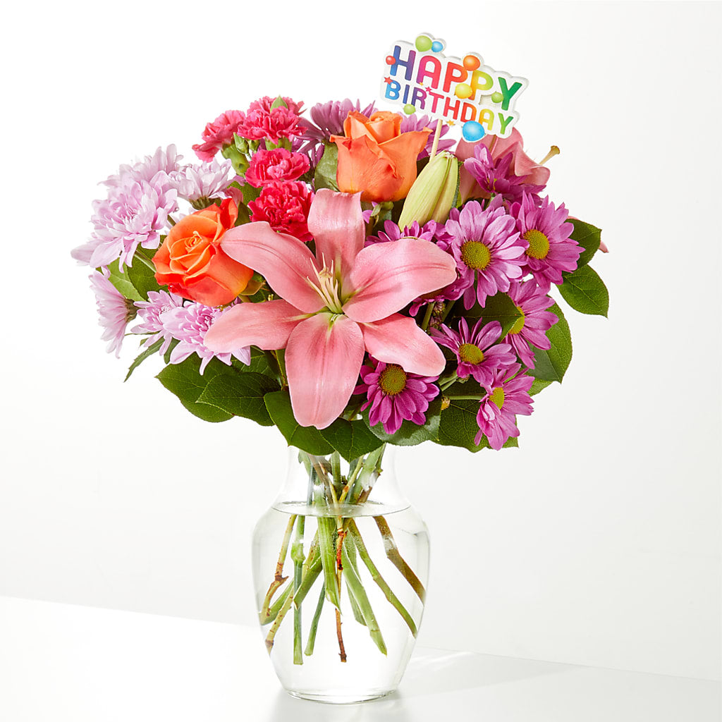 One and Only Bouquet & Happy Birthday Topper – Ko Caffee Llc Dba Verde Galerie, Stamford CT