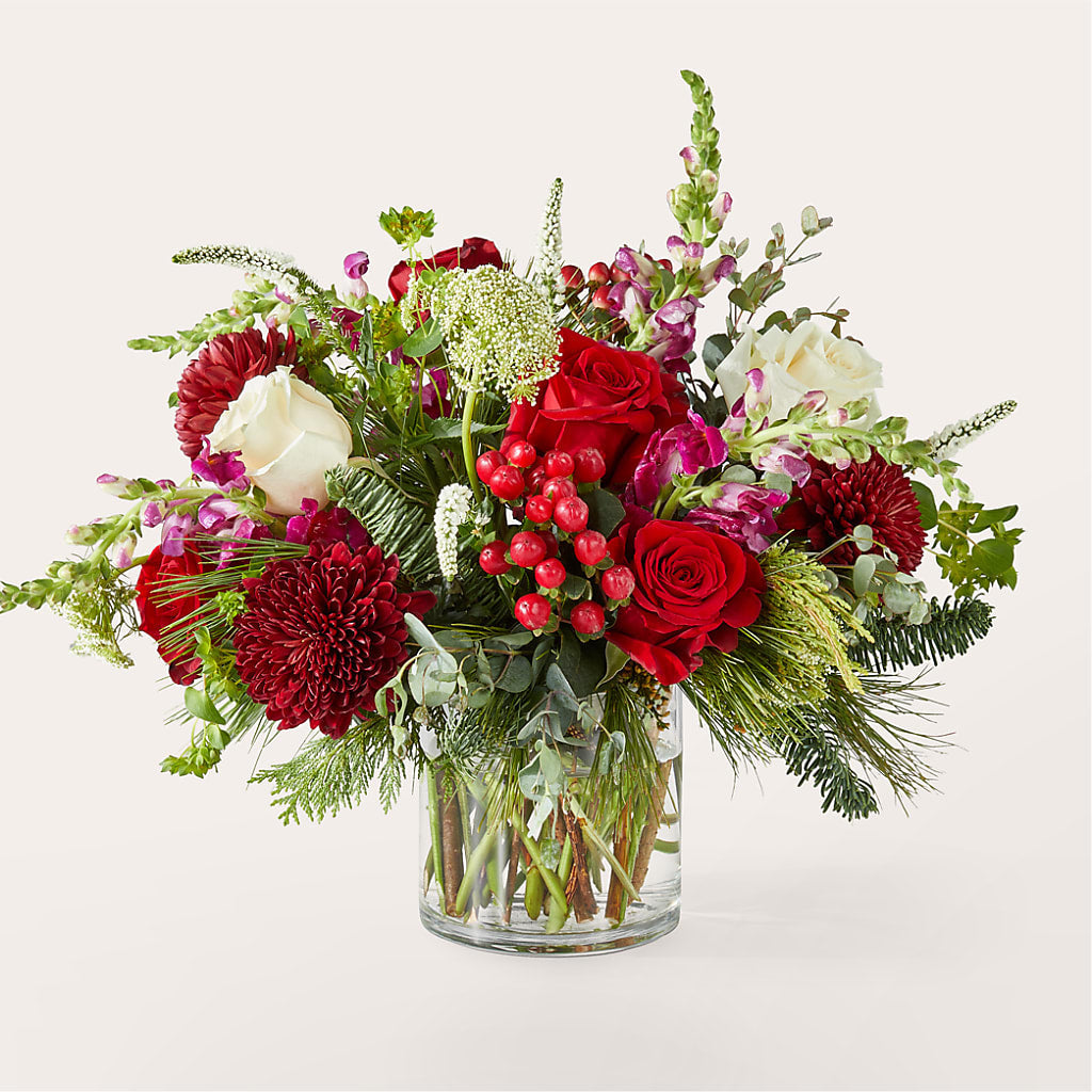 Cranberry Fizz Bouquet – Ko Caffee Llc Dba Verde Galerie, Stamford CT