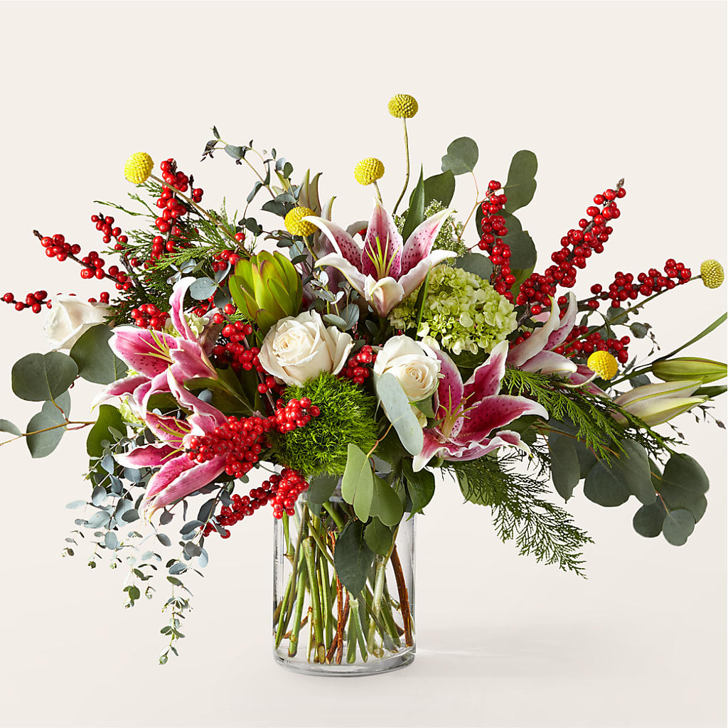 Berry & Bright Bouquet – Ko Caffee Llc Dba Verde Galerie, Stamford CT
