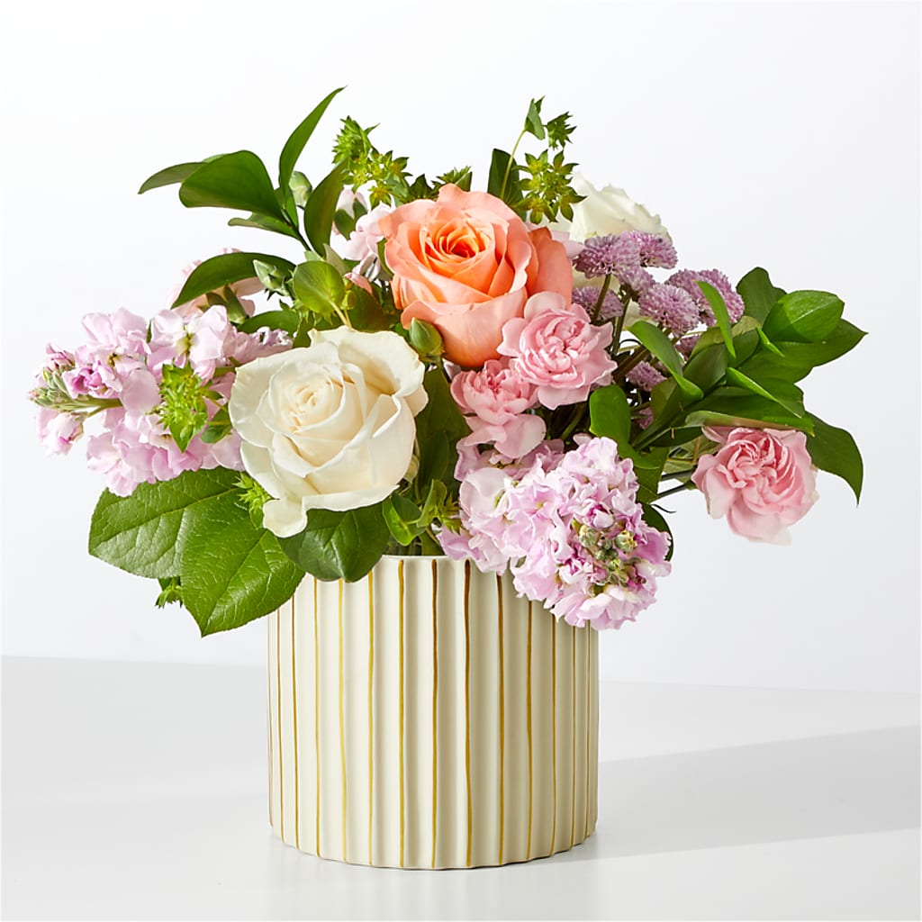 French Market Bouquet with Ivory Vase – Ko Caffee Llc Dba Verde Galerie, Stamford CT