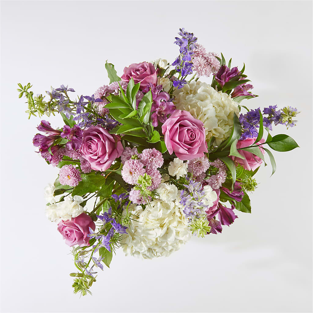 Violet Caress Bouquet –  Ko Caffee Llc Dba Verde Galerie, Stamford CT