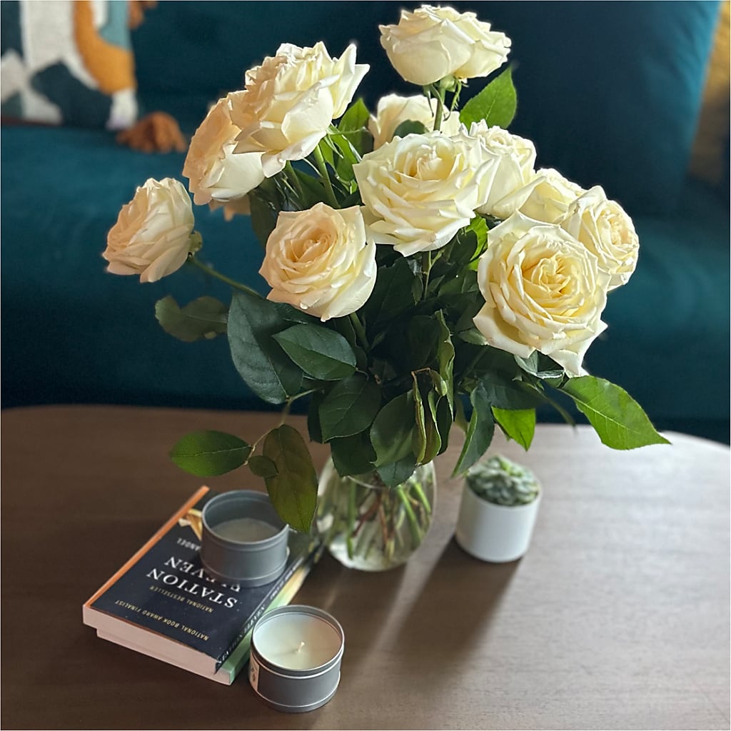 Long Stem Yellow Rose Bouquet –  Ko Caffee Llc Dba Verde Galerie, Stamford CT