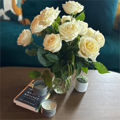 Long Stem Yellow Rose Bouquet –  Ko Caffee Llc Dba Verde Galerie, Stamford CT