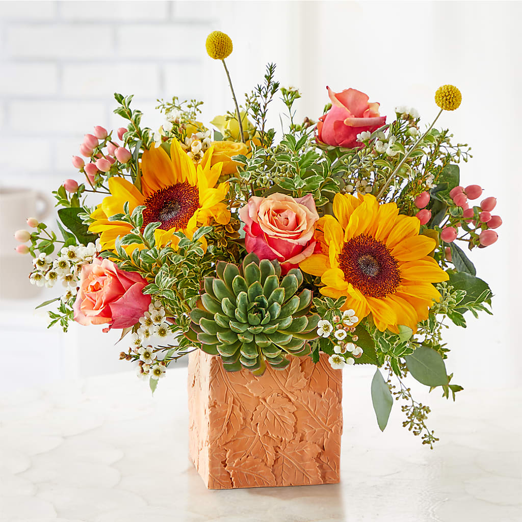 Sunflower Season Bouquet –  Ko Caffee Llc Dba Verde Galerie, Stamford CT