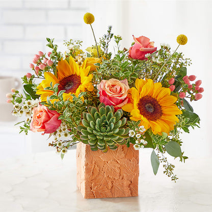 Sunflower Season Bouquet –  Ko Caffee Llc Dba Verde Galerie, Stamford CT