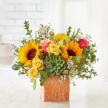 Sunflower Season Bouquet –  Ko Caffee Llc Dba Verde Galerie, Stamford CT