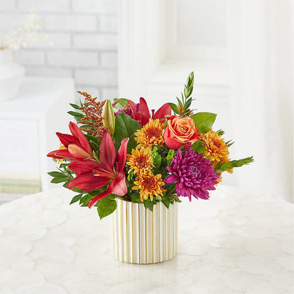 Burgundy Landscape Bouquet –  Ko Caffee Llc Dba Verde Galerie, Stamford CT