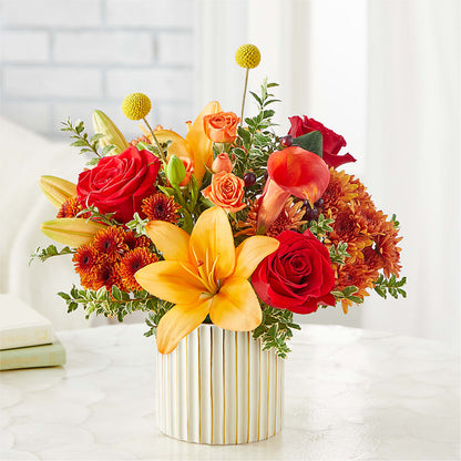 Scarlet Skies Bouquet –  Ko Caffee Llc Dba Verde Galerie, Stamford CT