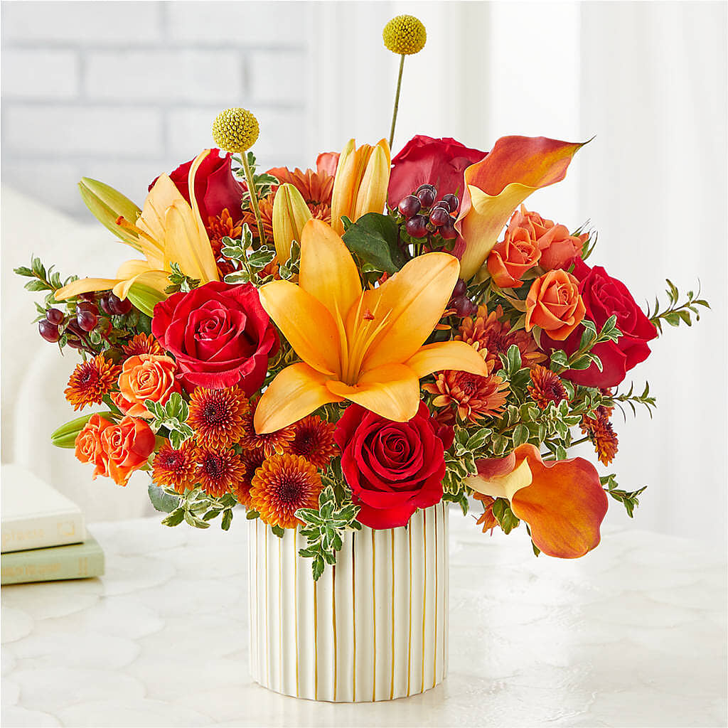 Scarlet Skies Bouquet –  Ko Caffee Llc Dba Verde Galerie, Stamford CT