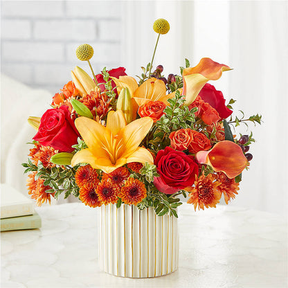 Scarlet Skies Bouquet –  Ko Caffee Llc Dba Verde Galerie, Stamford CT