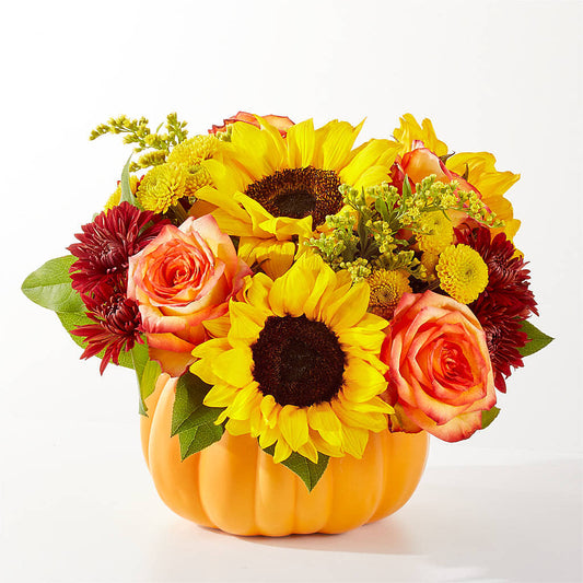 Golden Gourd Pumpkin Bouquet –  Ko Caffee Llc Dba Verde Galerie, Stamford CT