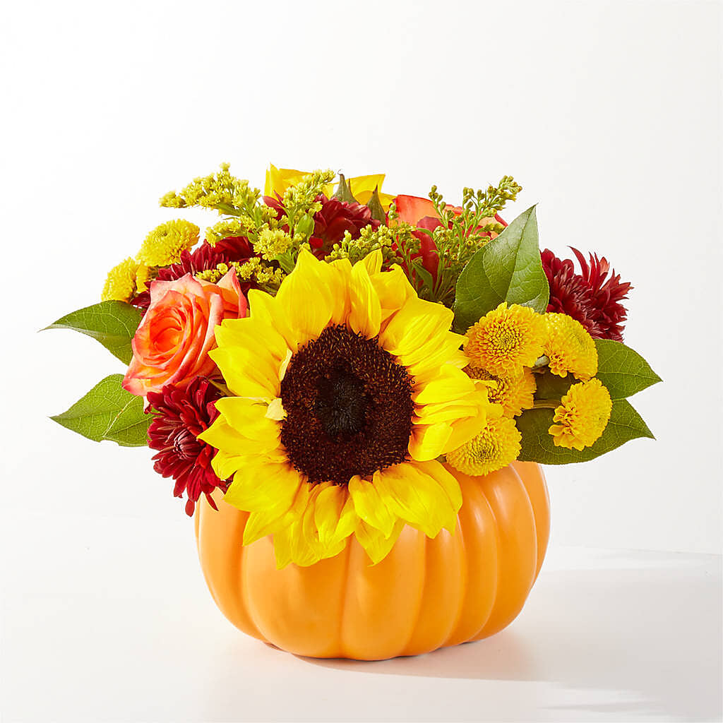 Golden Gourd Pumpkin Bouquet –  Ko Caffee Llc Dba Verde Galerie, Stamford CT