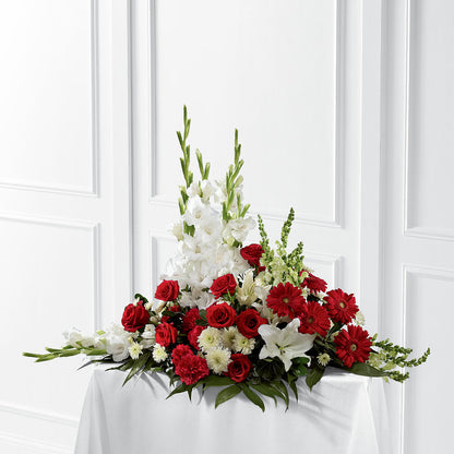 Crimson & White Arrangement –  Ko Caffee Llc Dba Verde Galerie, Stamford CT