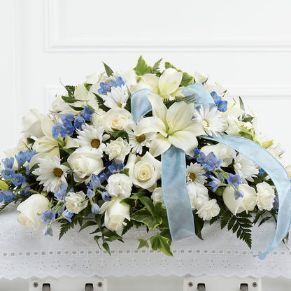 Tender Treasure Casket Spray –  Ko Caffee Llc Dba Verde Galerie, Stamford CT