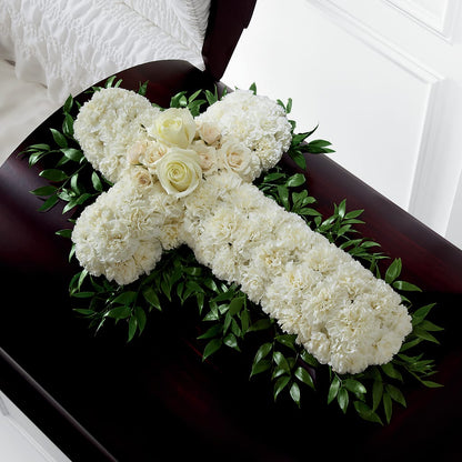 Peaceful Memories Casket Spray (Standard) –  Ko Caffee Llc Dba Verde Galerie, Stamford CT