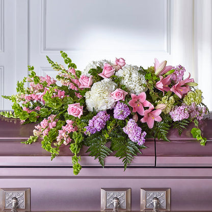 Life's Gratitude Casket Spray –  Ko Caffee Llc Dba Verde Galerie, Stamford CT