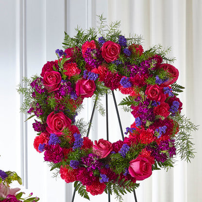 Calming Colors Wreath –  Ko Caffee Llc Dba Verde Galerie, Stamford CT