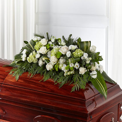 Hopeful Gesture Casket Spray –  Ko Caffee Llc Dba Verde Galerie, Stamford CT