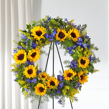Bright Rays Wreath –  Ko Caffee Llc Dba Verde Galerie, Stamford CT