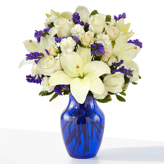 Sapphire Rush Bouquet –  Ko Caffee Llc Dba Verde Galerie, Stamford CT