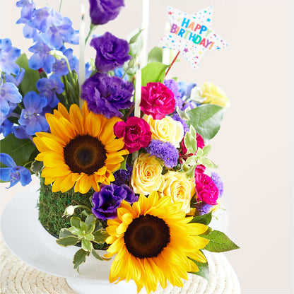 Star of the Day Floral Cake –  Ko Caffee Llc Dba Verde Galerie, Stamford CT