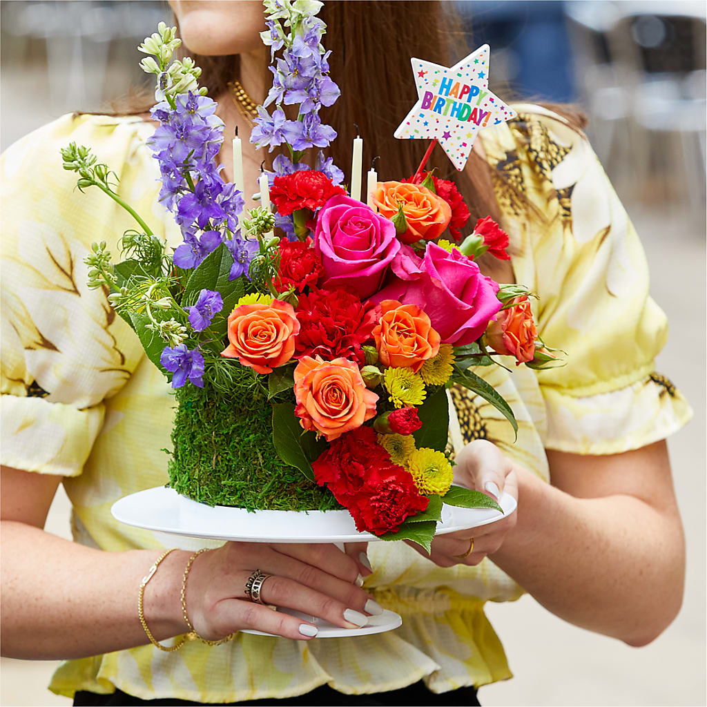 Best Year Yet Floral Cake –  Ko Caffee Llc Dba Verde Galerie, Stamford CT