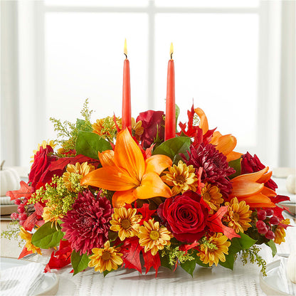 Autumn's Embrace Centerpiece –  Ko Caffee Llc Dba Verde Galerie, Stamford CT